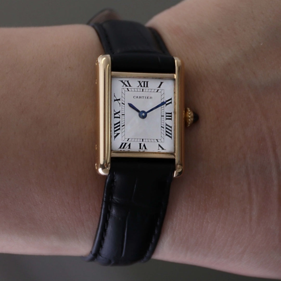 Cartier Tank Louis Cartier Ref. 78087, 18k Gold Circa 1980