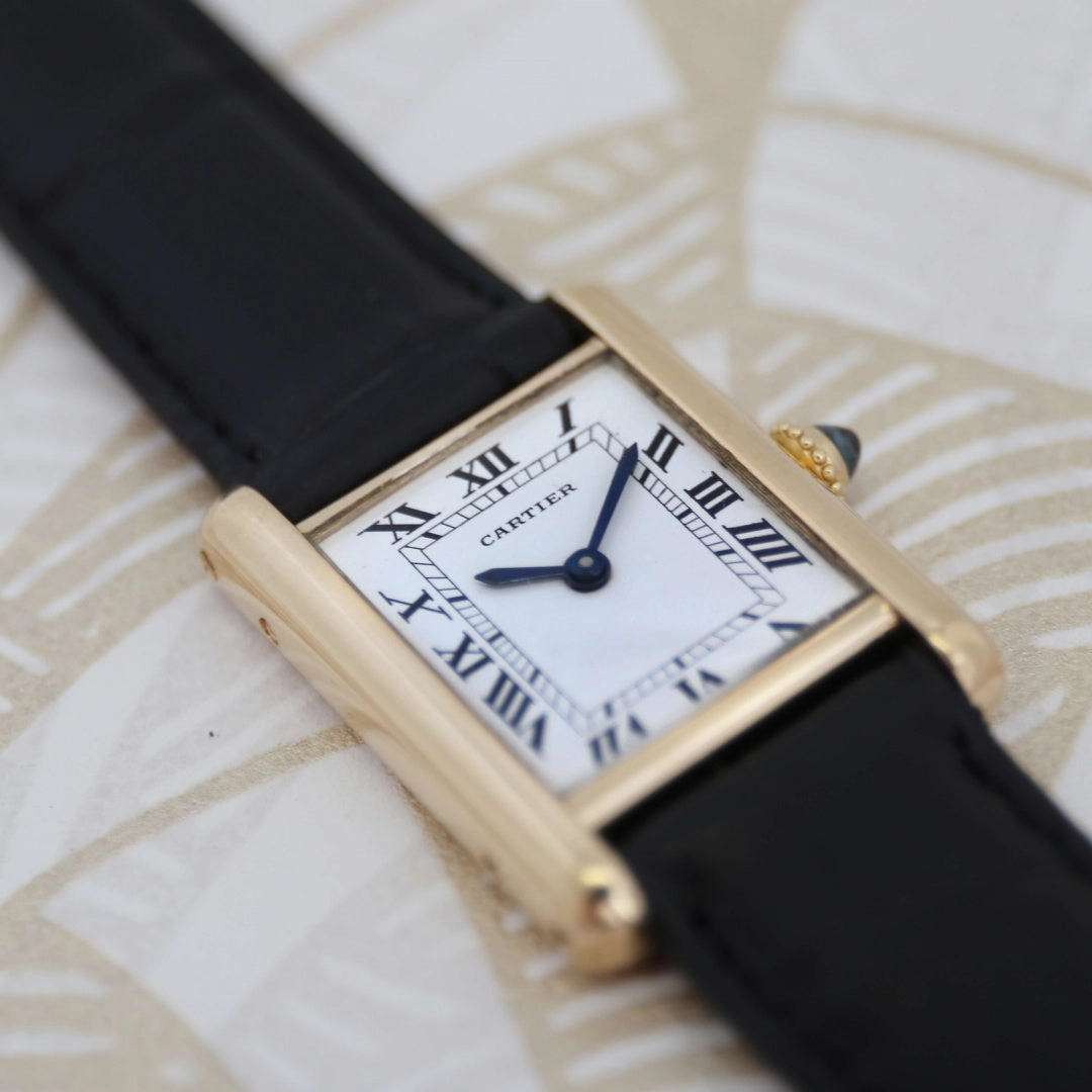 Cartier Tank Louis Cartier Ref. 78087, 18k Gold Circa 1980