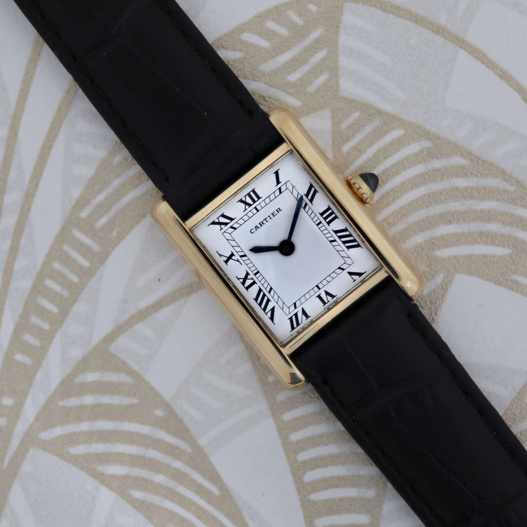Cartier Tank Louis Cartier Ref. 78087, 18k Gold Circa 1980