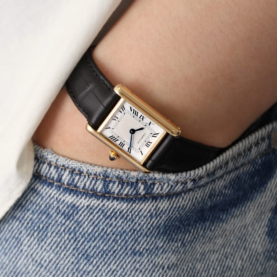 Cartier Tank Louis Cartier Ref. 78087, 18k Gold Circa 1980