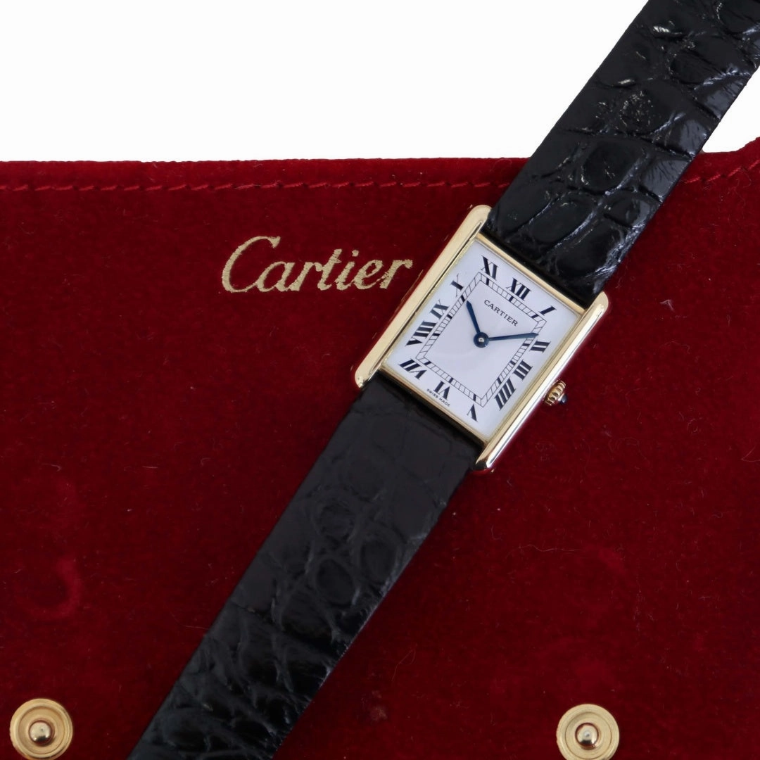 Cartier Tank Quartz 18k Gold