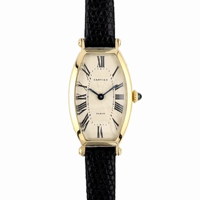 Cartier Tonneau Paris Collection Priv18k Ladies Vintage Watch, 1986