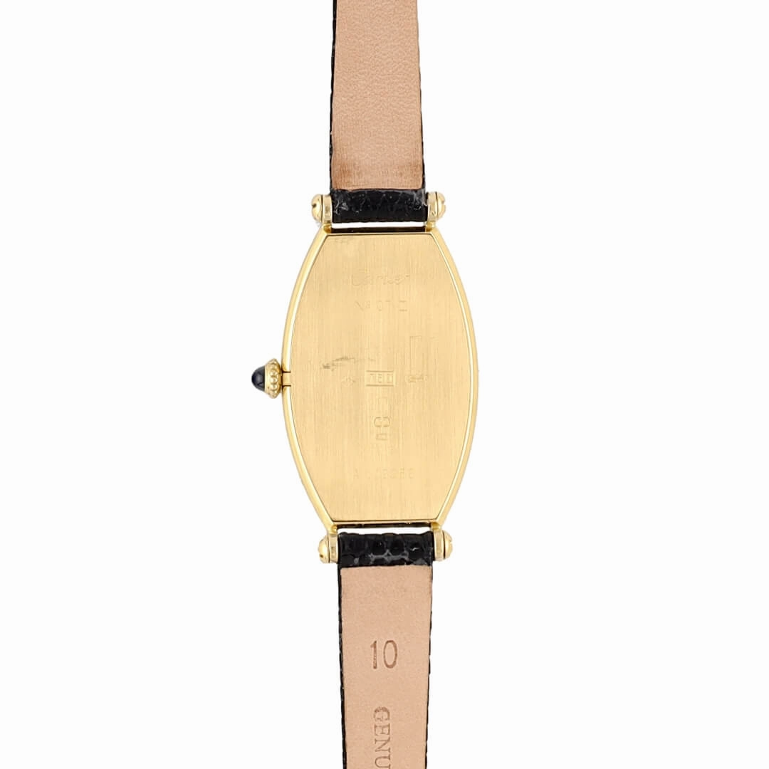 Cartier Tonneau Paris Collection Priv18k Ladies Vintage Watch, 1986