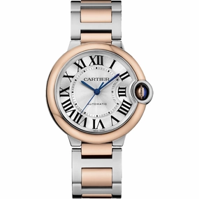 Cartier Women's Watch - Ballon Bleu de Cartier Silver Dial Steel Bracelet | W2BB0033