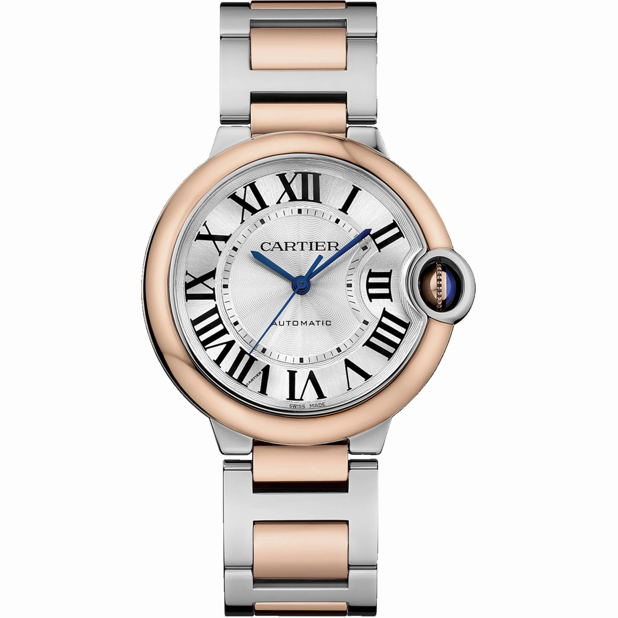 Cartier Women's Watch - Ballon Bleu de Cartier Silver Dial Steel Bracelet | W2BB0033