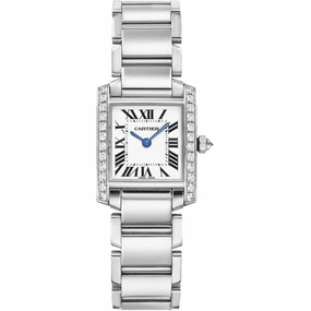 Cartier Women's Watch - Tank Francaise Quartz Silver Dial Steel Bracelet | WE1002S3