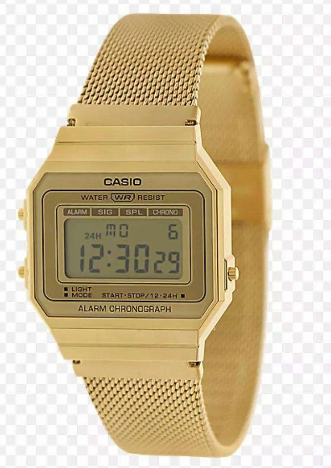 Casio A700WMG-9A Gold Stainless Mesh for Men and Women