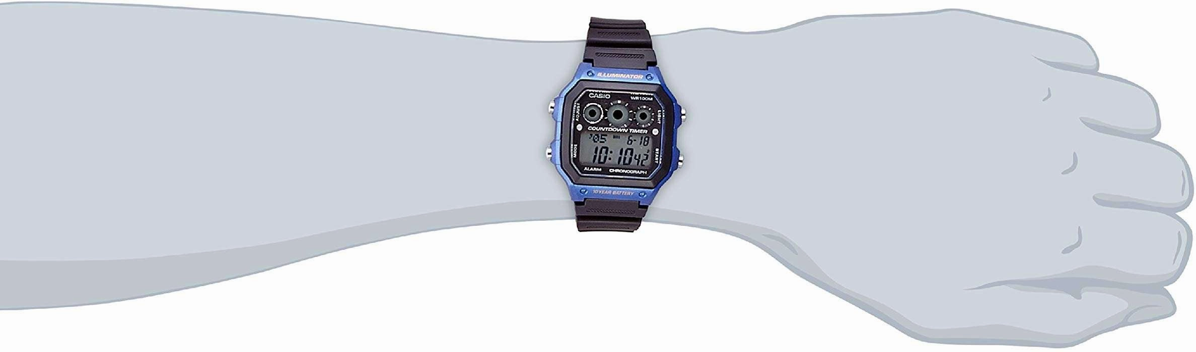 Casio AE-1300WH-2A Black Resin Strap Watch for Men