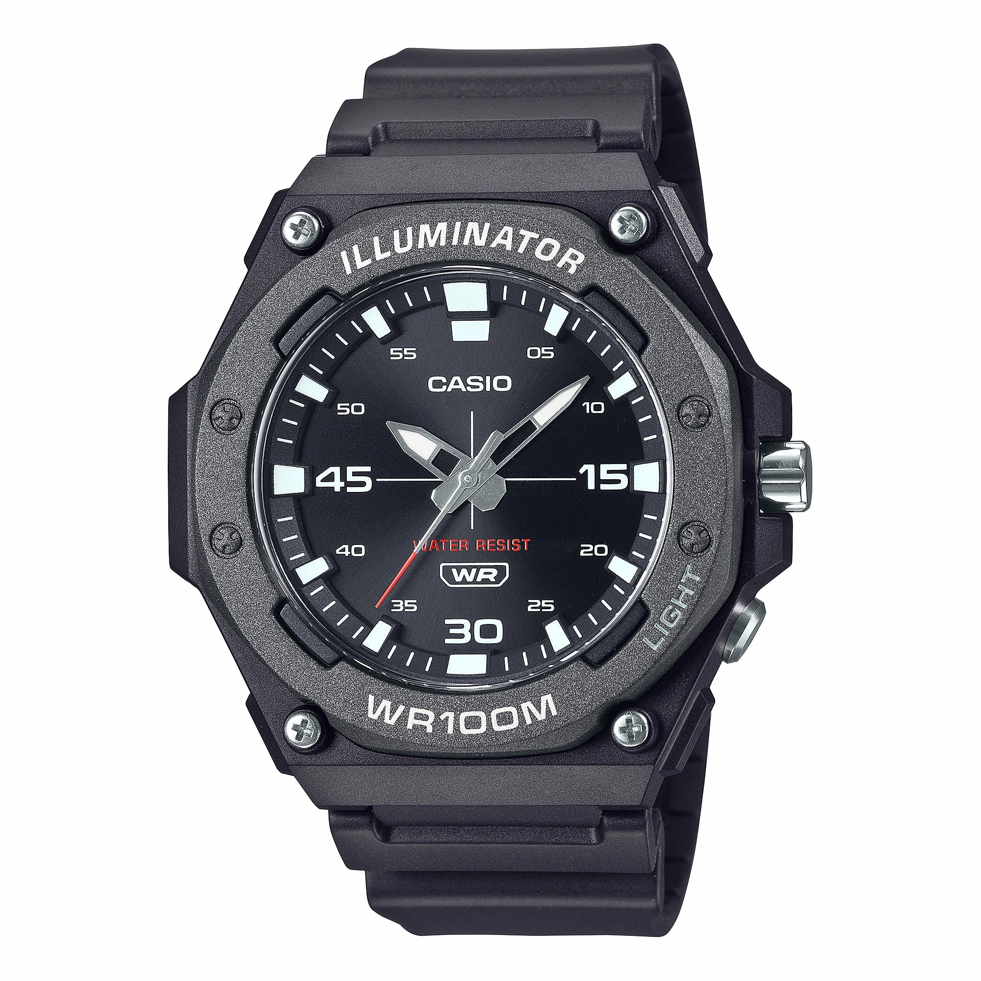 Casio Analog Black Resin Band Watch MW620H-1A MW-620H-1A