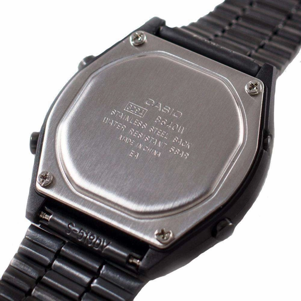 Casio B640WB-1B Black Stainless Watch for Men and Women