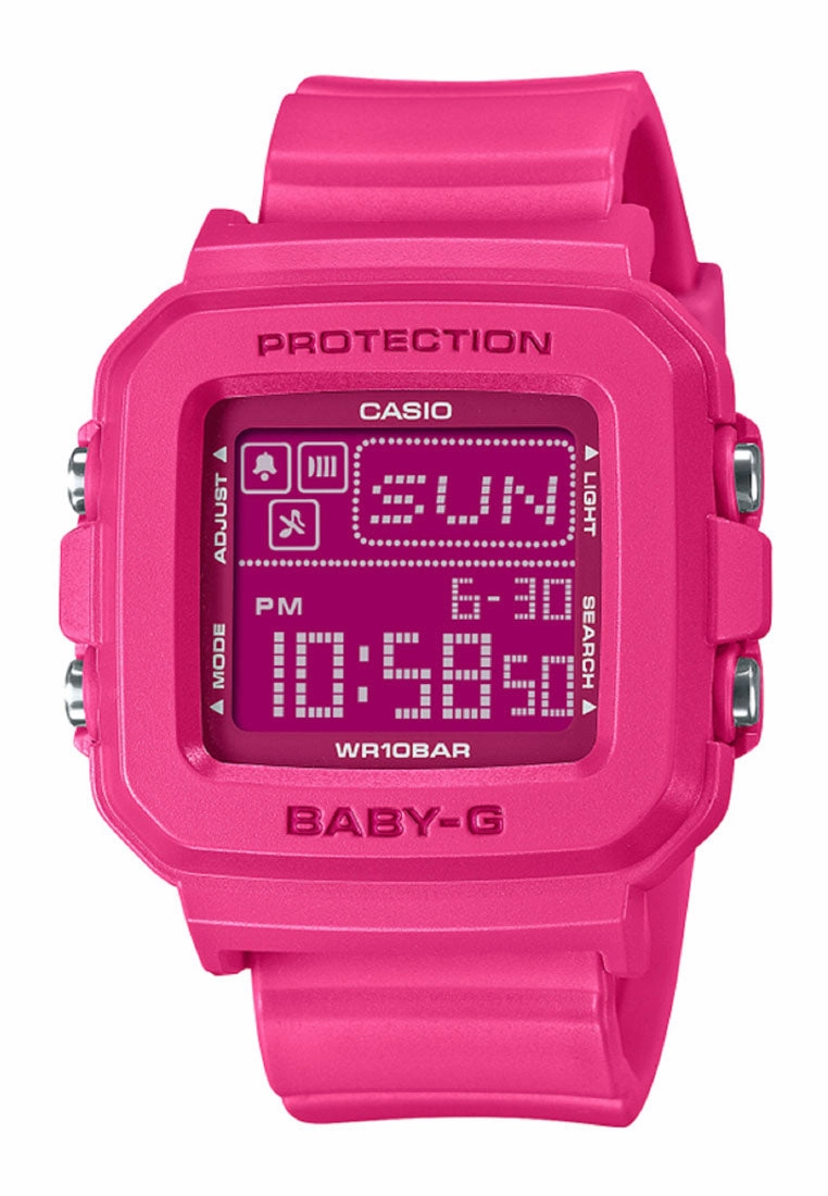 Casio Baby-g   PLUS Series BGD-10K-4DR Digital Rubber Strap Watch for Women