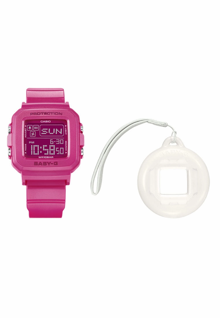 Casio Baby-g   PLUS Series BGD-10K-4DR Digital Rubber Strap Watch for Women