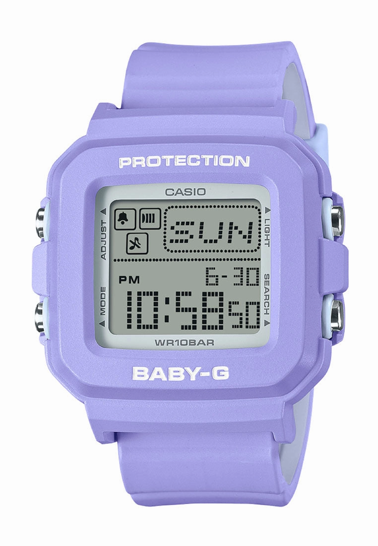 Casio Baby-g   PLUS Series BGD-10K-6DR Digital Rubber Strap Watch for Women