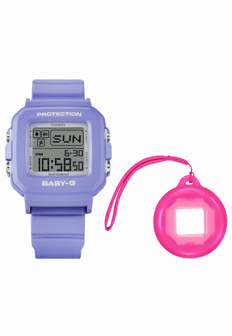 Casio Baby-g   PLUS Series BGD-10K-6DR Digital Rubber Strap Watch for Women
