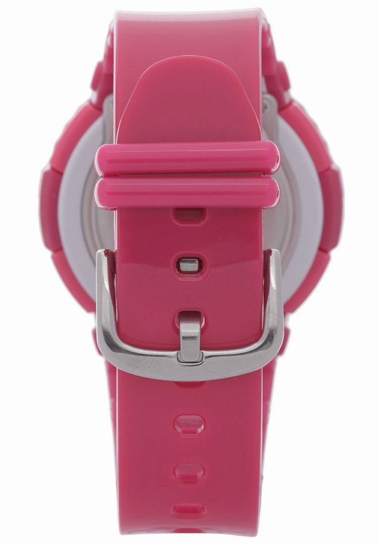 Casio Baby-g BGA-130-4BDR Digital Analog Rubber Strap Watch For Women