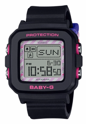 Casio Baby-g PLUS BGD-10KKM-1DR Kuromi Digital Rubber Band Watch For Women