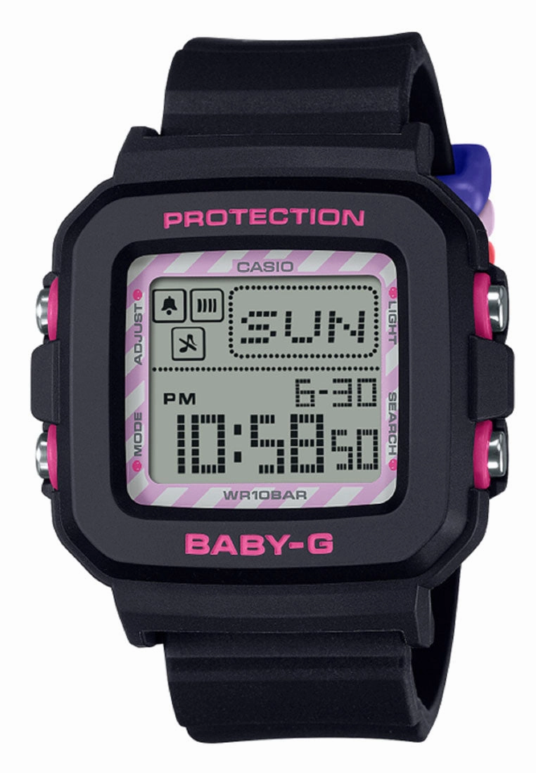 Casio Baby-g PLUS BGD-10KKM-1DR Kuromi Digital Rubber Band Watch For Women