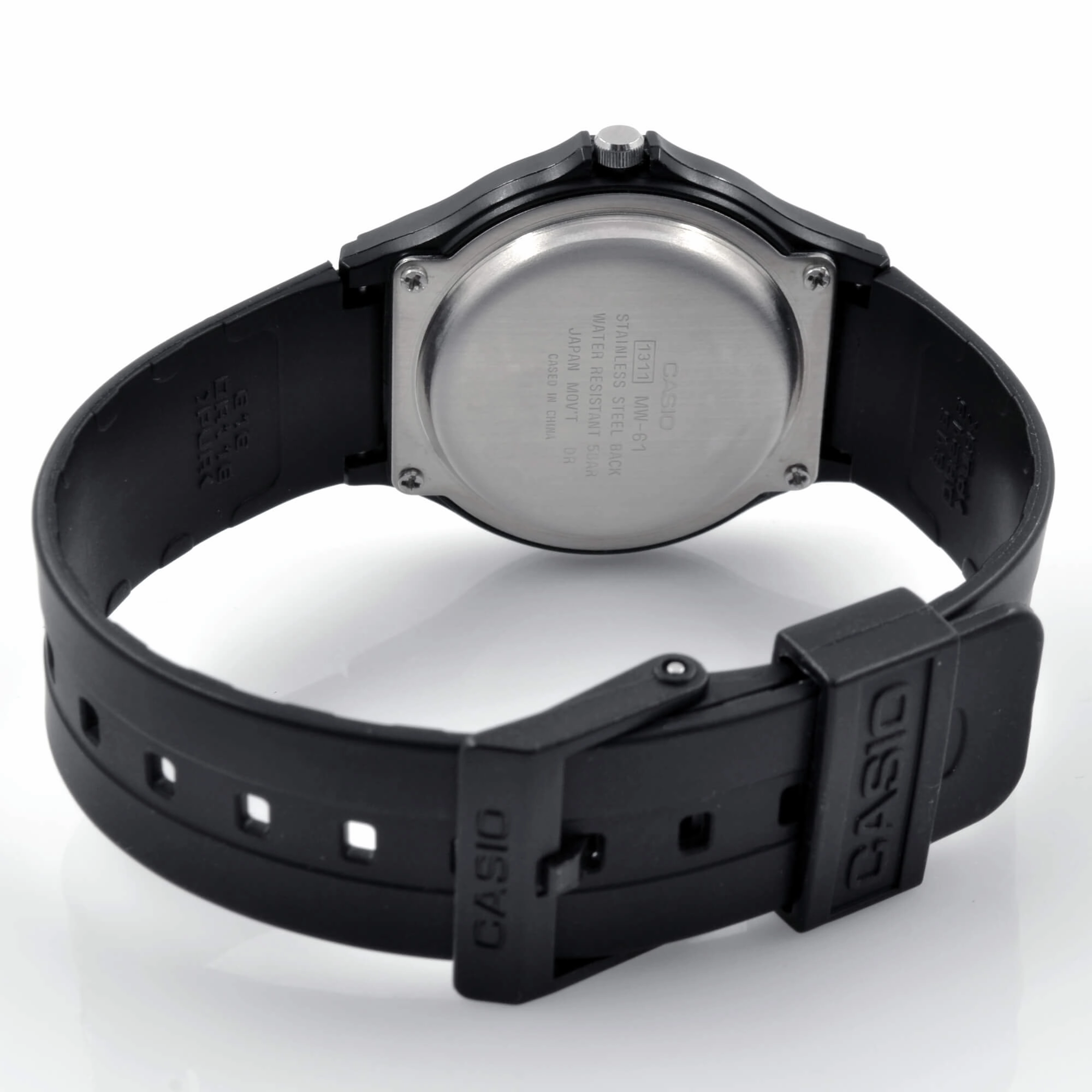 Casio Black Resin Case & Band Watch | MW61-7B