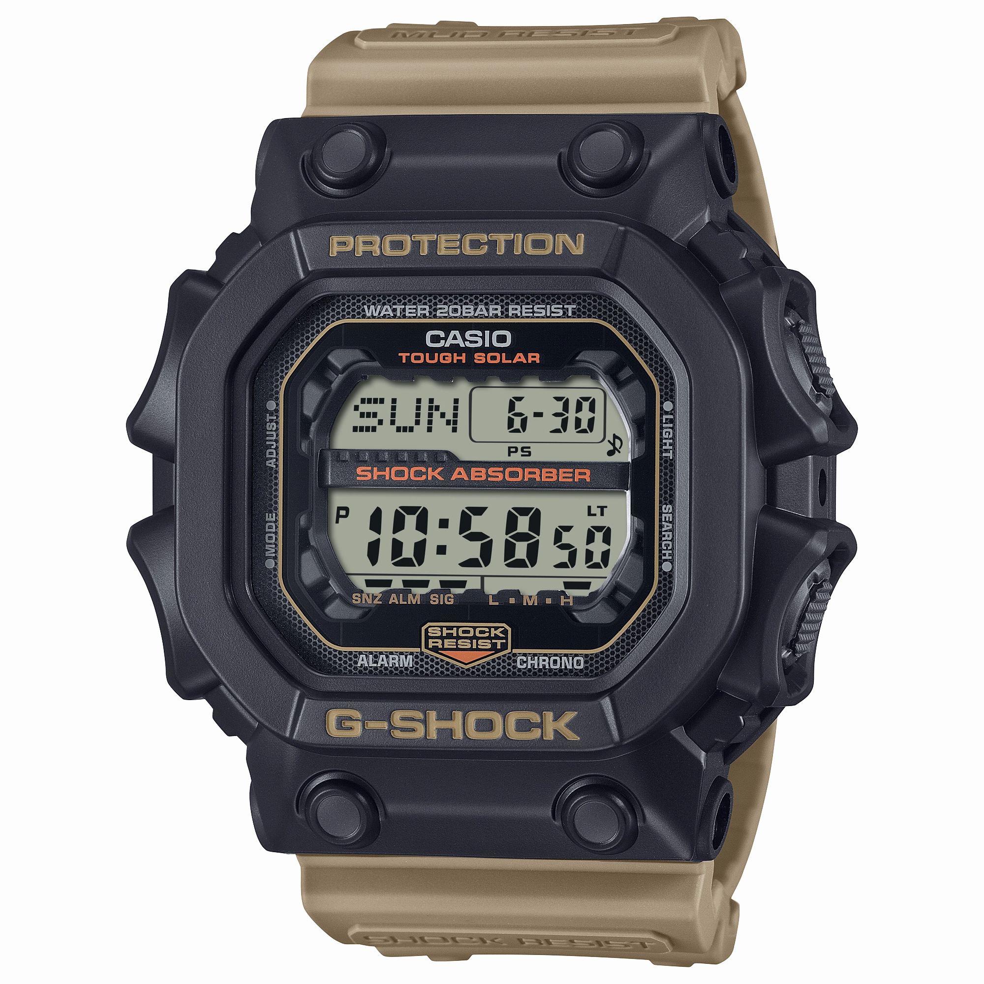 Casio Brown Resin Band Watch GX56TU-1A5