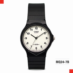 Casio Classic Analog Black Resin Band Watch MQ24-7B