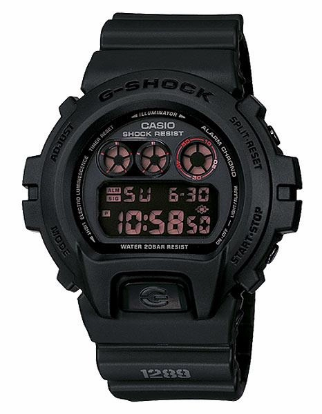 Casio Classic G-Shock Chronograph - Military Stealth Black - Flash Buzzer Alert