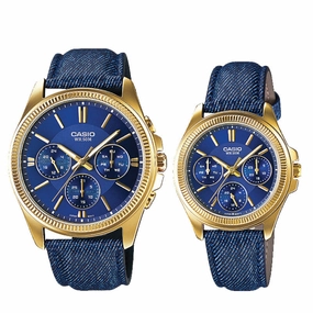 Casio Couple Watch MTPE304GBL-2A LTPE304GBL-2A