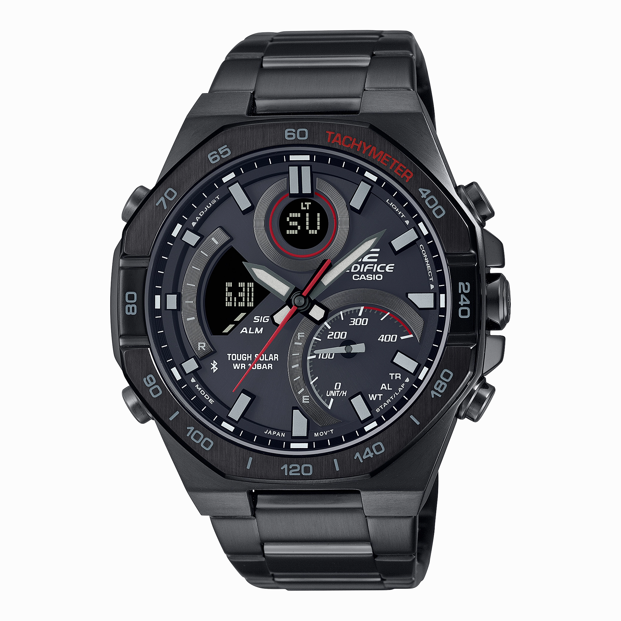 Casio Edifice Black Stainless Steel Watch ECB950DC-1A
