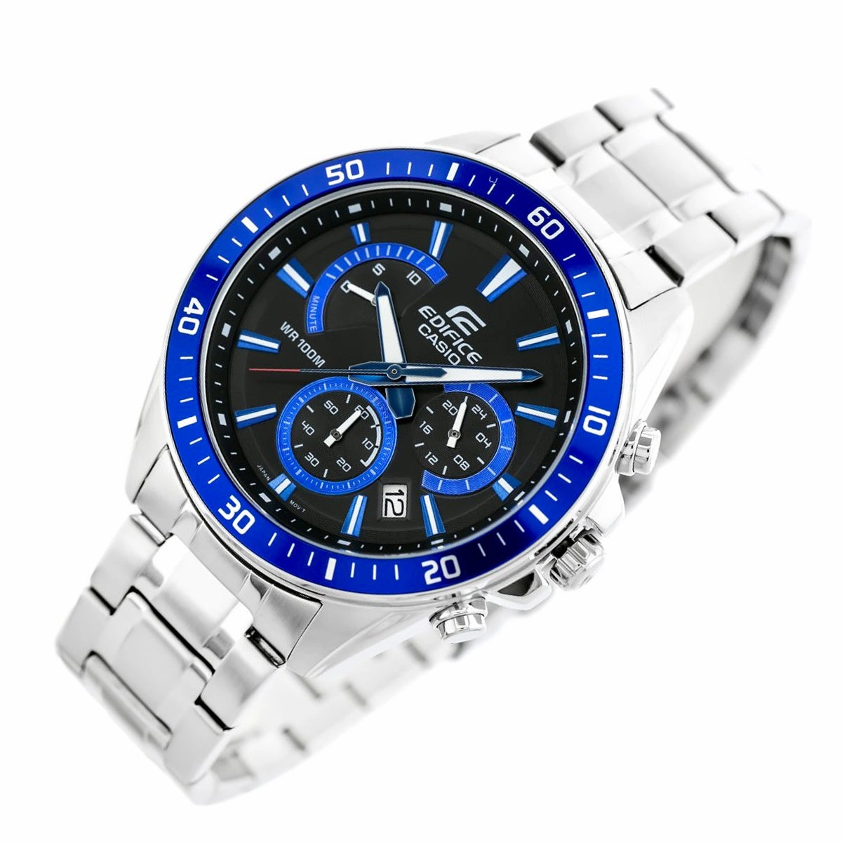 Casio Edifice EFR-552D-1A2 Chronograph Stainless Steel Strap Watch For Men