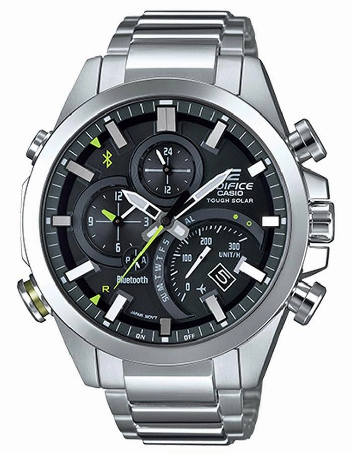 Casio Edifice EQB-501 Series Smartphone Link Mens Watch - Stainless - Solar