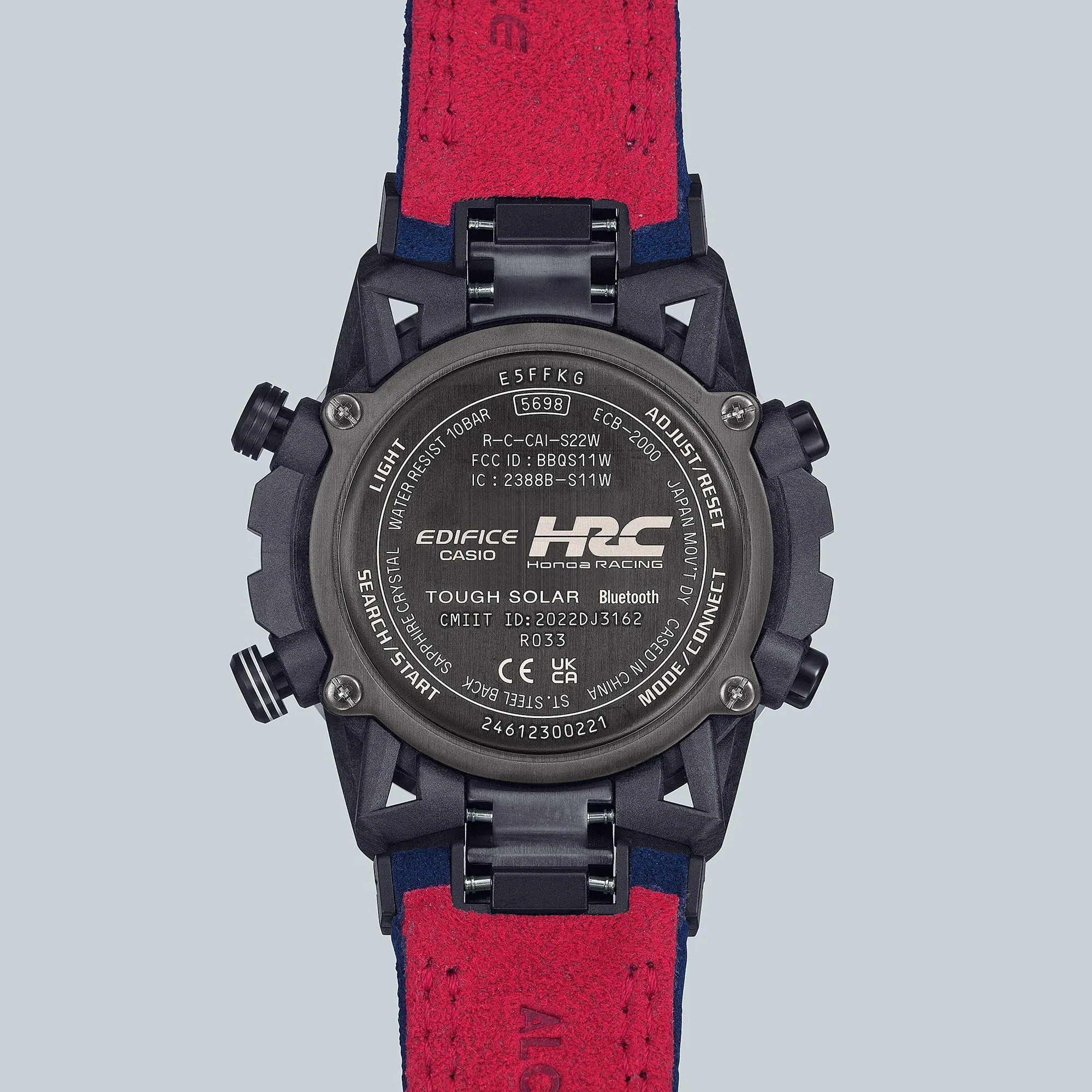Casio Edifice HONDA RACING Tough Solar Bluetooth Mens Watch ECB2000HR-1A