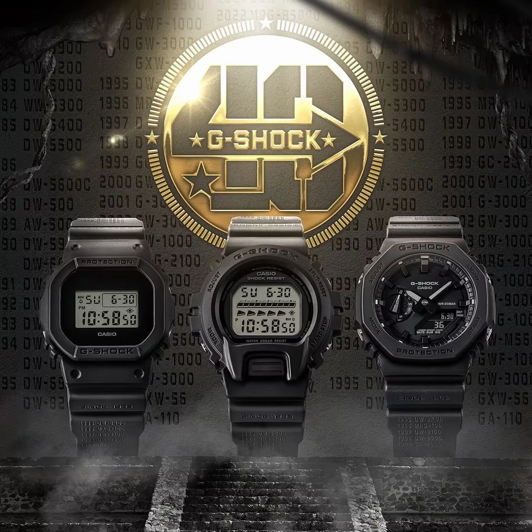 Casio G-Shock 40th Anniversary Limited Edition Series - Black Mens Watch DWE5657RE-1