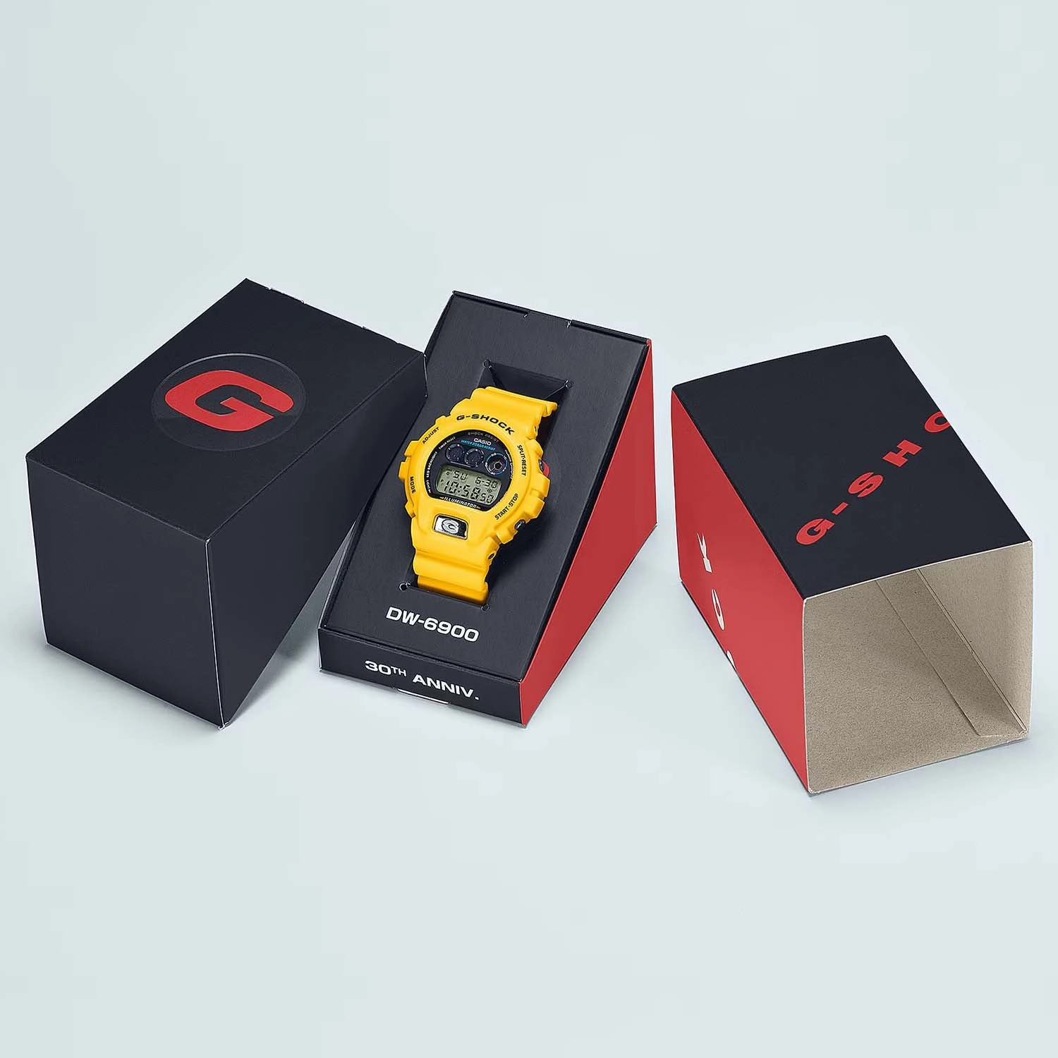 Casio G-Shock 6900 LINE 30TH ANNIVERSARY Yellow Digital Mens Watch DW6900TR-9