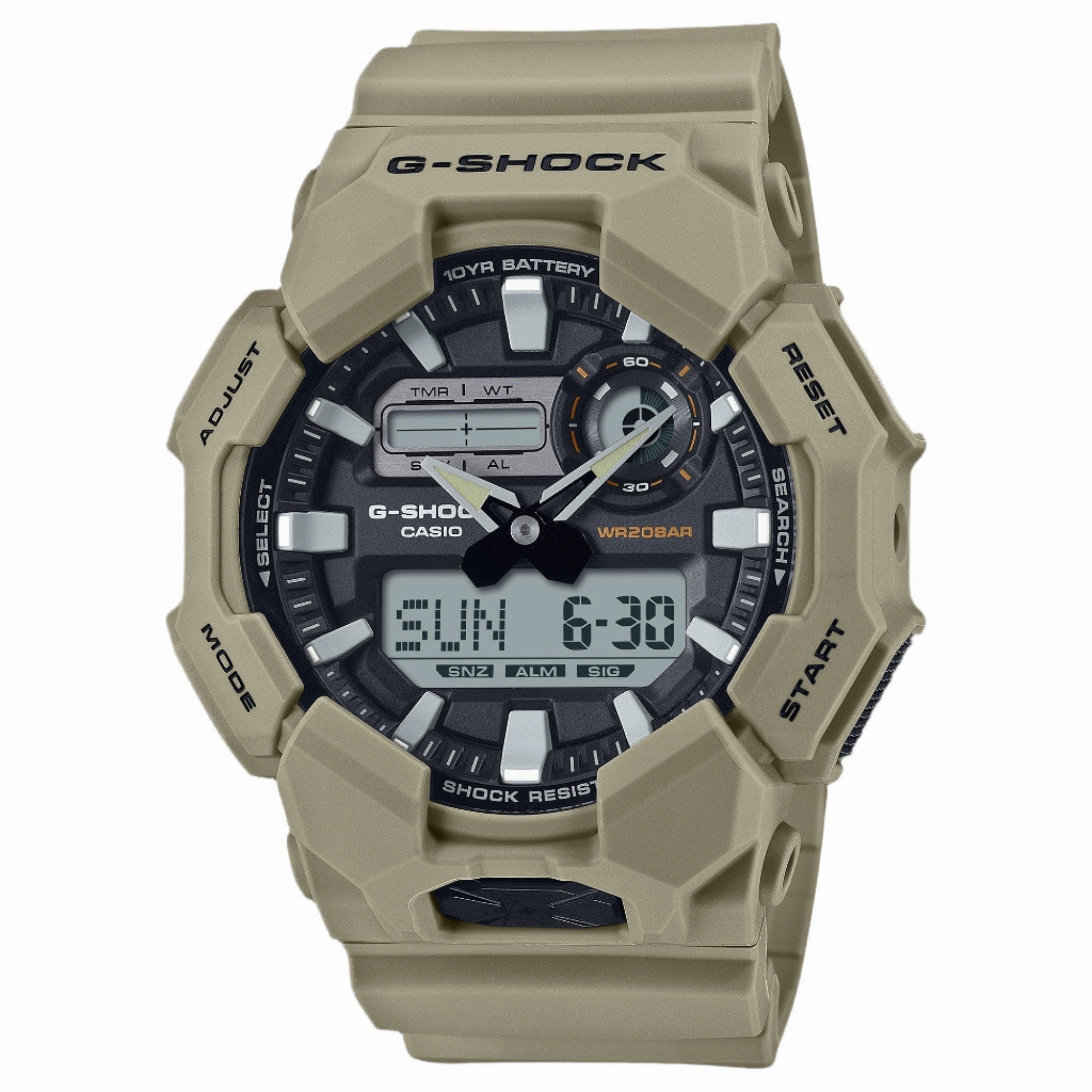 Casio G-Shock Analog-Digital Brown Watch GA-010-5ADR