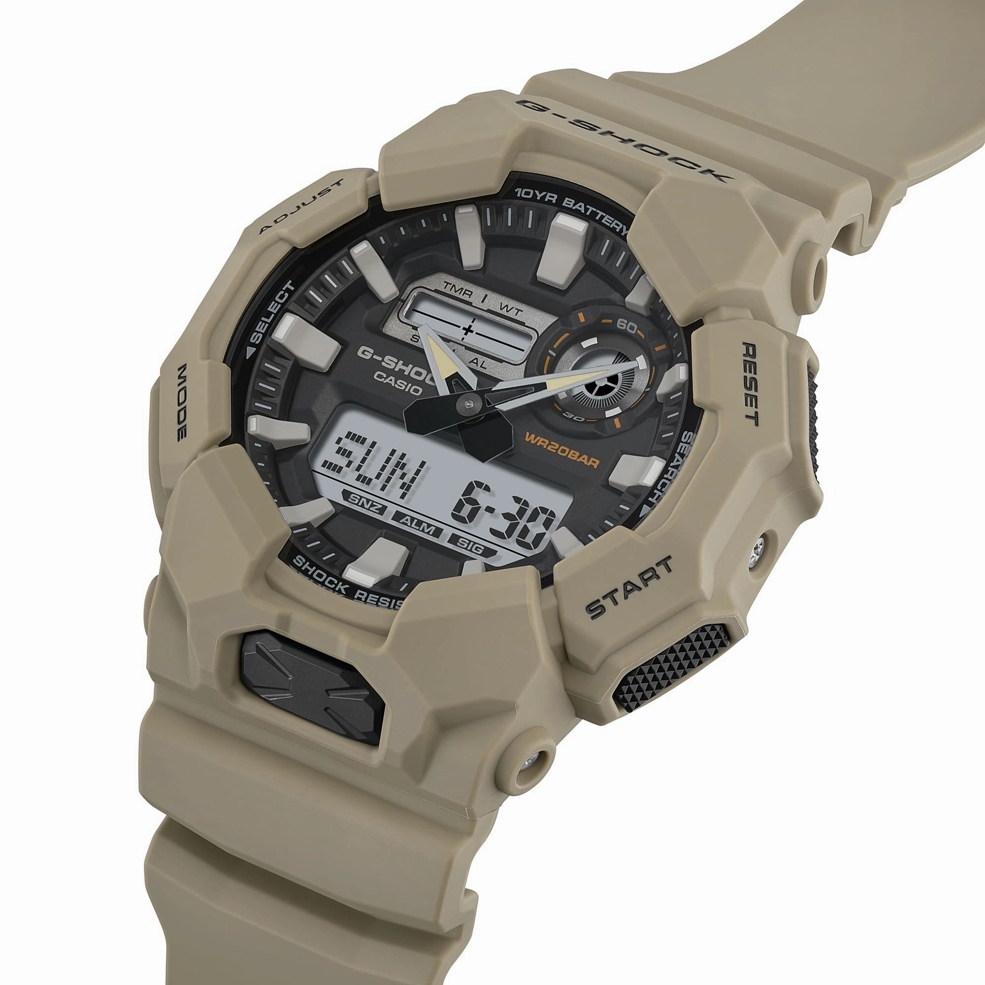 Casio G-Shock Analog-Digital Brown Watch GA-010-5ADR