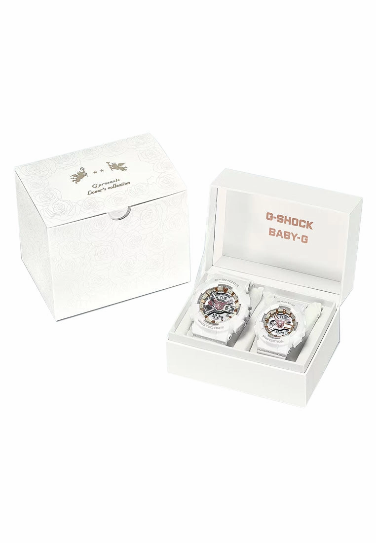 Casio G-shock Baby-g Pair LOV-24A-7A Digital Analog Rubber Strap Couple Watch