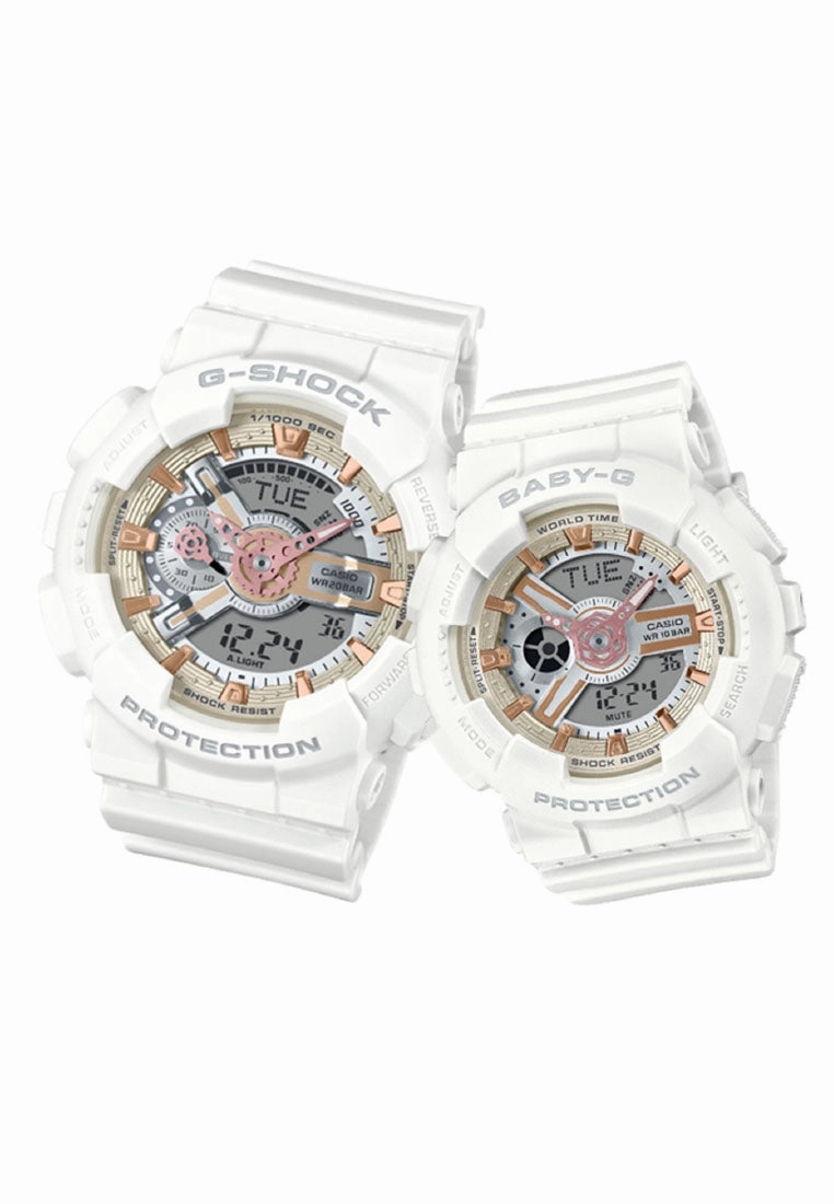 Casio G-shock Baby-g Pair LOV-24A-7A Digital Analog Rubber Strap Couple Watch