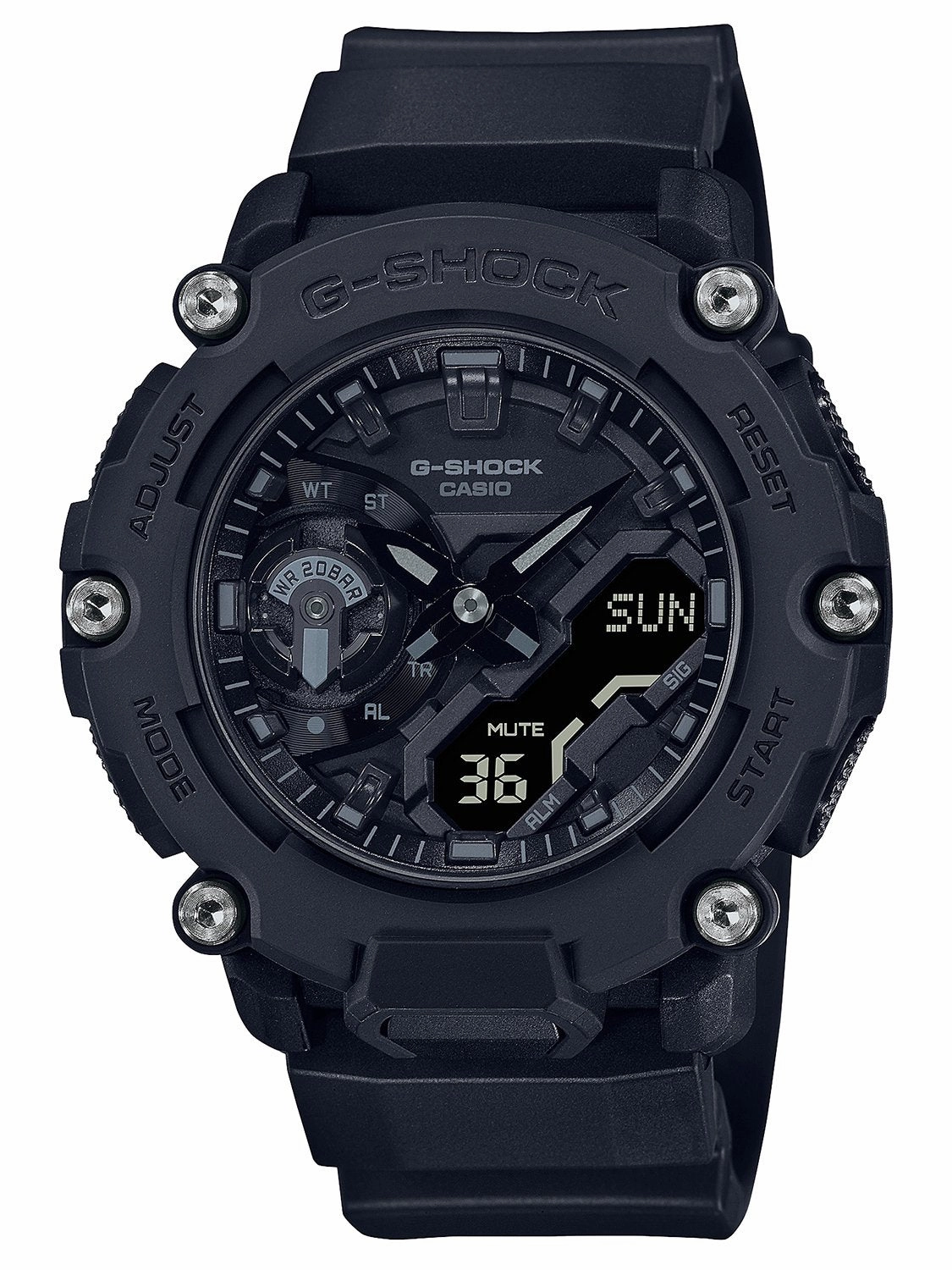 Casio G-Shock Carbon Core Guard Black Mens Watch GA2200BB-1A