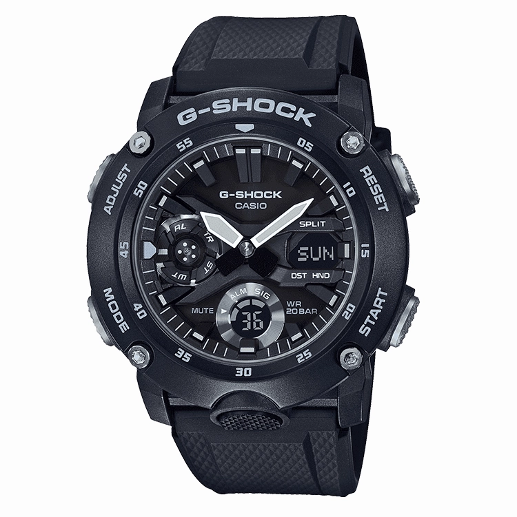 Casio G-Shock Carbon Guard Men's Watch GA-2000S-1AER