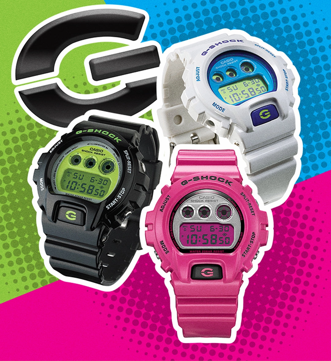 Casio G-Shock Crazy Color Series Men's Digital Watch DW6900RCS-1