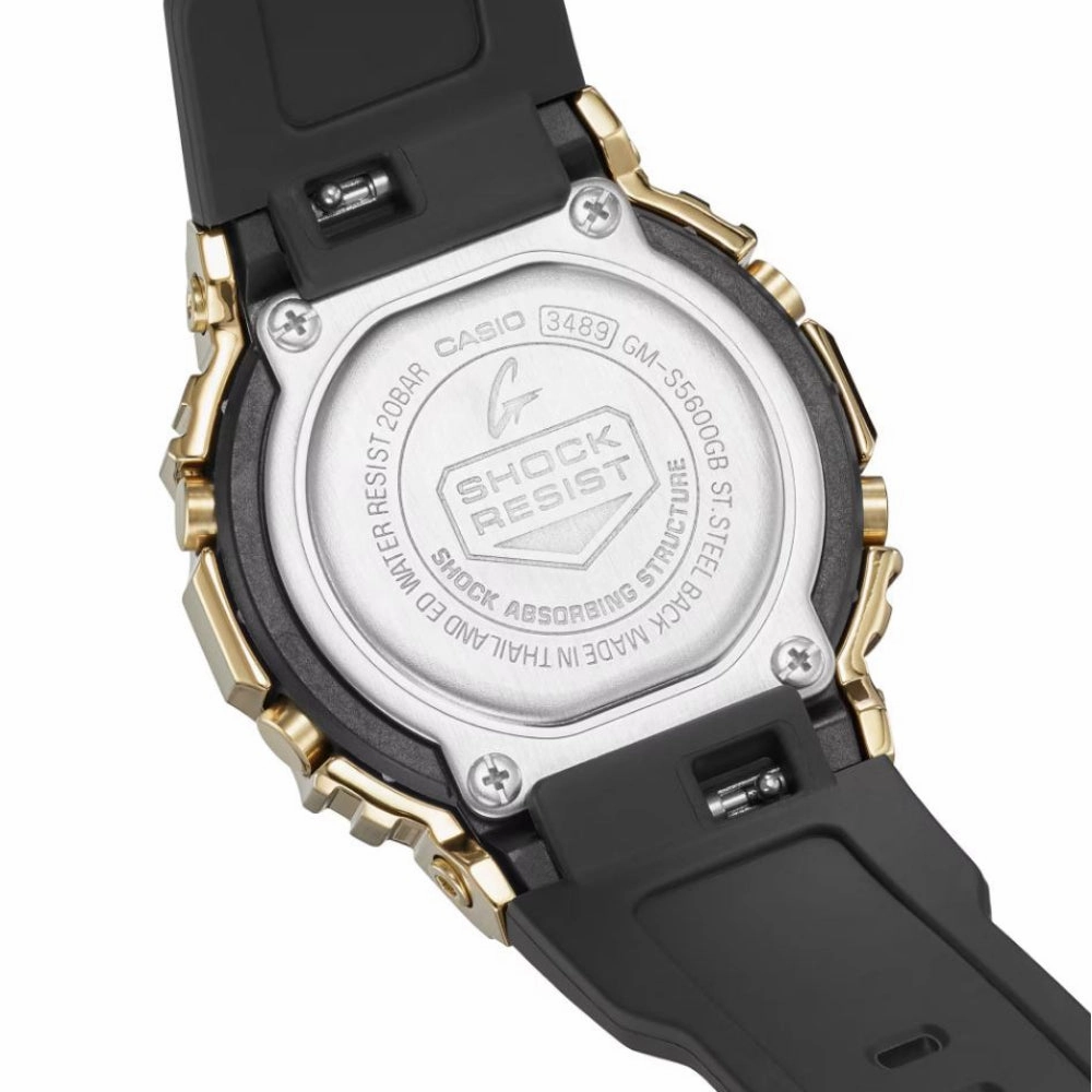 Casio G-Shock Digital Black Resin Strap Women Watch GM-S5600GB-1DR-P