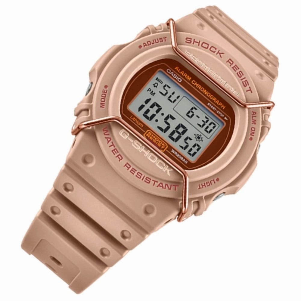 Casio G-Shock Digital Brown Resin Strap Men Watch DW-5700PT-5DR-P