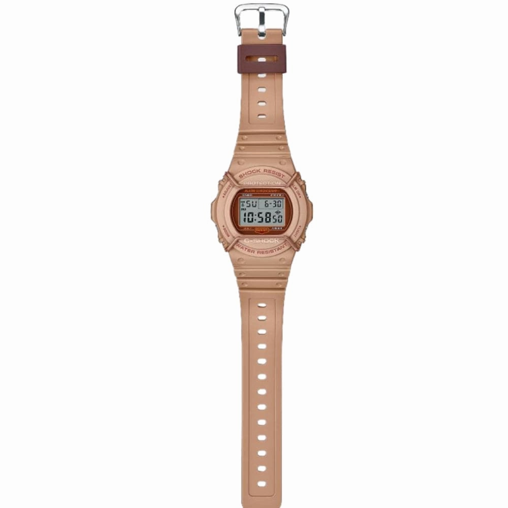 Casio G-Shock Digital Brown Resin Strap Men Watch DW-5700PT-5DR-P