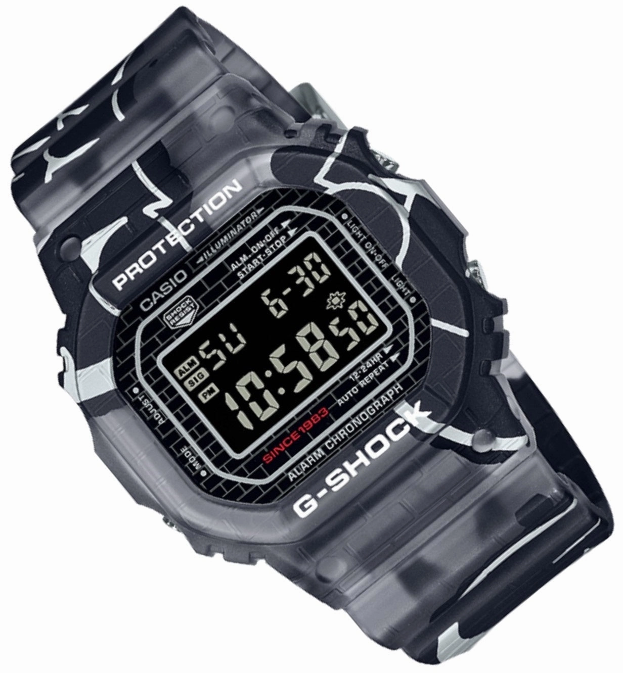 Casio G-shock DW-5000SS-1DR Digital Rubber Strap Watch For Men
