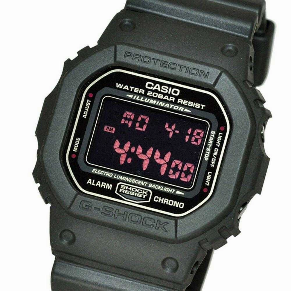 CASIO G-SHOCK DW-5600MS-1DR DIGITAL QUARTZ BLACK RESIN MEN'S WATCH