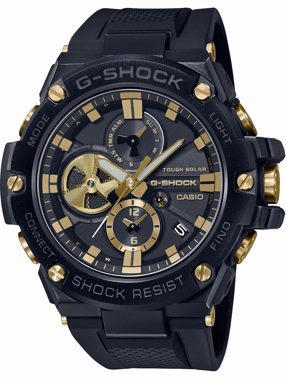 Casio G-Shock G-Steel Carbon Bezel Bluetooth Mens Watch GSTB100GC-1A