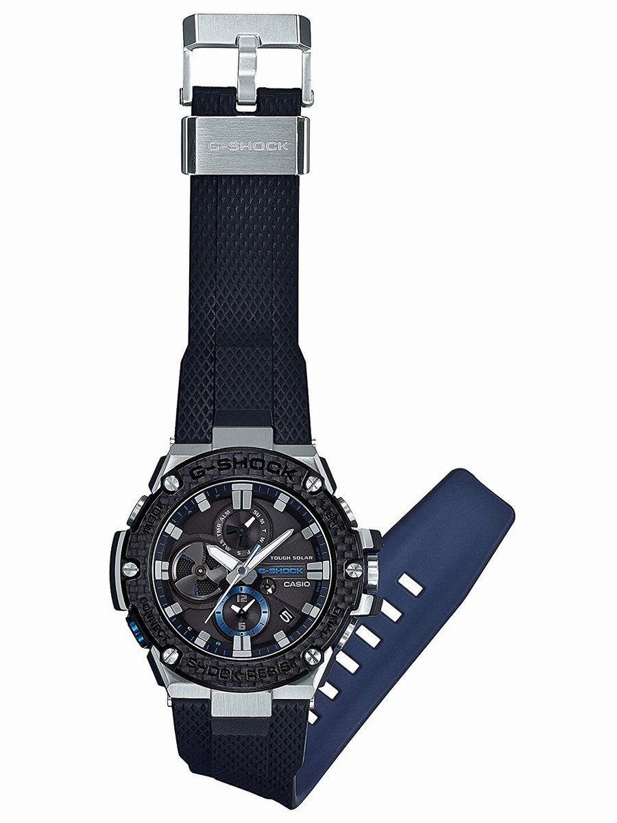 Casio G-Shock G-Steel Carbon Bezel Bluetooth Mens Watch GSTB100XA-1A