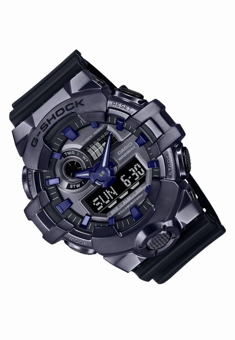 Casio G-shock G-Steel GM-700P-6A Digital Analog Rubber Strap Watch for Men