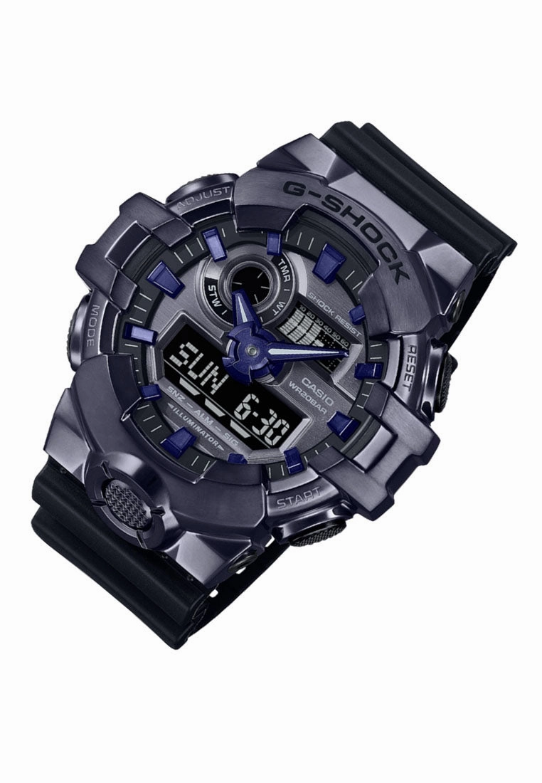 Casio G-shock G-Steel GM-700P-6A Digital Analog Rubber Strap Watch for Men