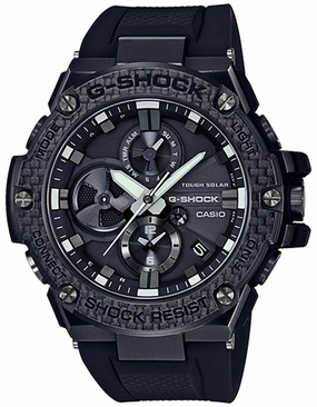 Casio G-Shock G-Steel Mens - Carbon - Solar - 200 - Silicone - Shock Resistant