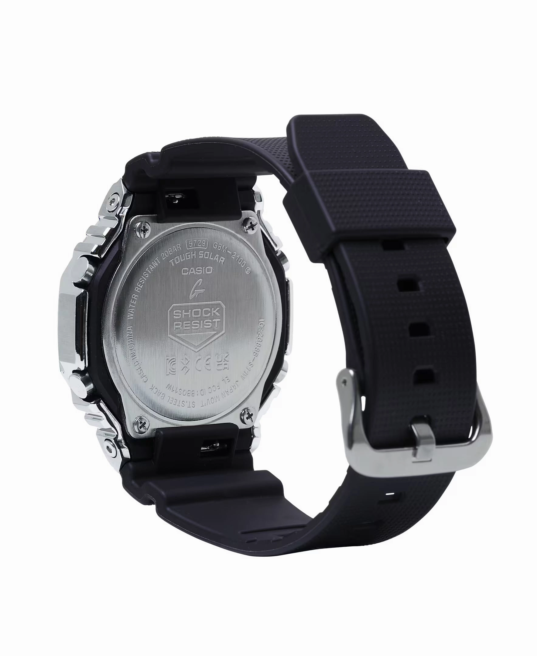 Casio G-Shock G-Steel METALLIC VAPOR Bluetooth Solar Mens Watch GBM2100A-1A2
